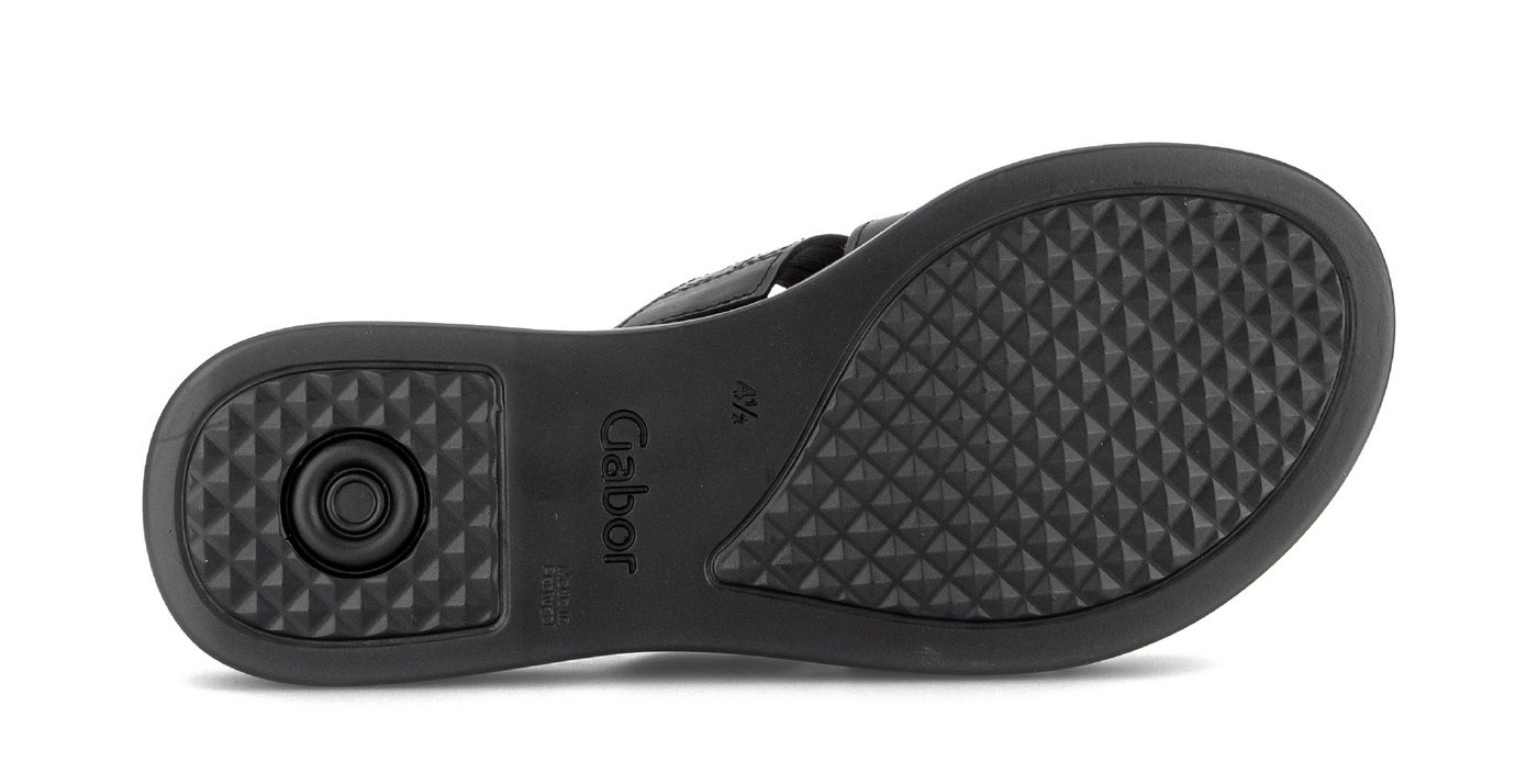 Gabor Rhodos Pantolette Plateau, Schlupfschuh, Sommerschuh mit Ziernähten – Bild 3 von 5
