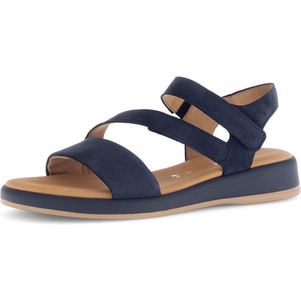 Gabor RHODOS Riemchensandale, Sommerschuh, Sandalette, Keilabsatz, in Bequemweite G (weit)