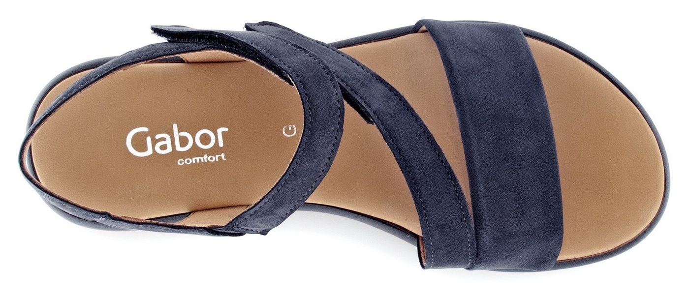 Gabor RHODOS Riemchensandale, Sommerschuh, Sandalette, Keilabsatz, in Bequemweite G (weit) – Bild 5 von 5