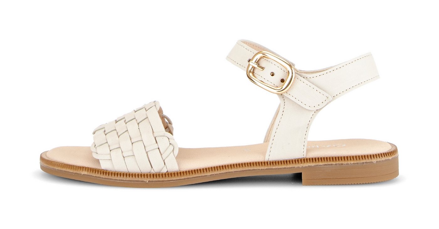 Gabor Riemchensandale, Blockabsatz, Sommerschuh, Sandalette mit Bandage in Flechtoptik – Bild 2 von 5