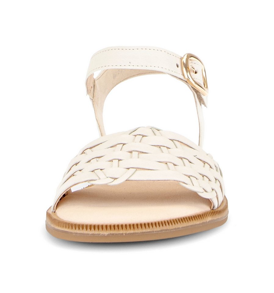 Gabor Riemchensandale, Blockabsatz, Sommerschuh, Sandalette mit Bandage in Flechtoptik – Bild 5 von 5
