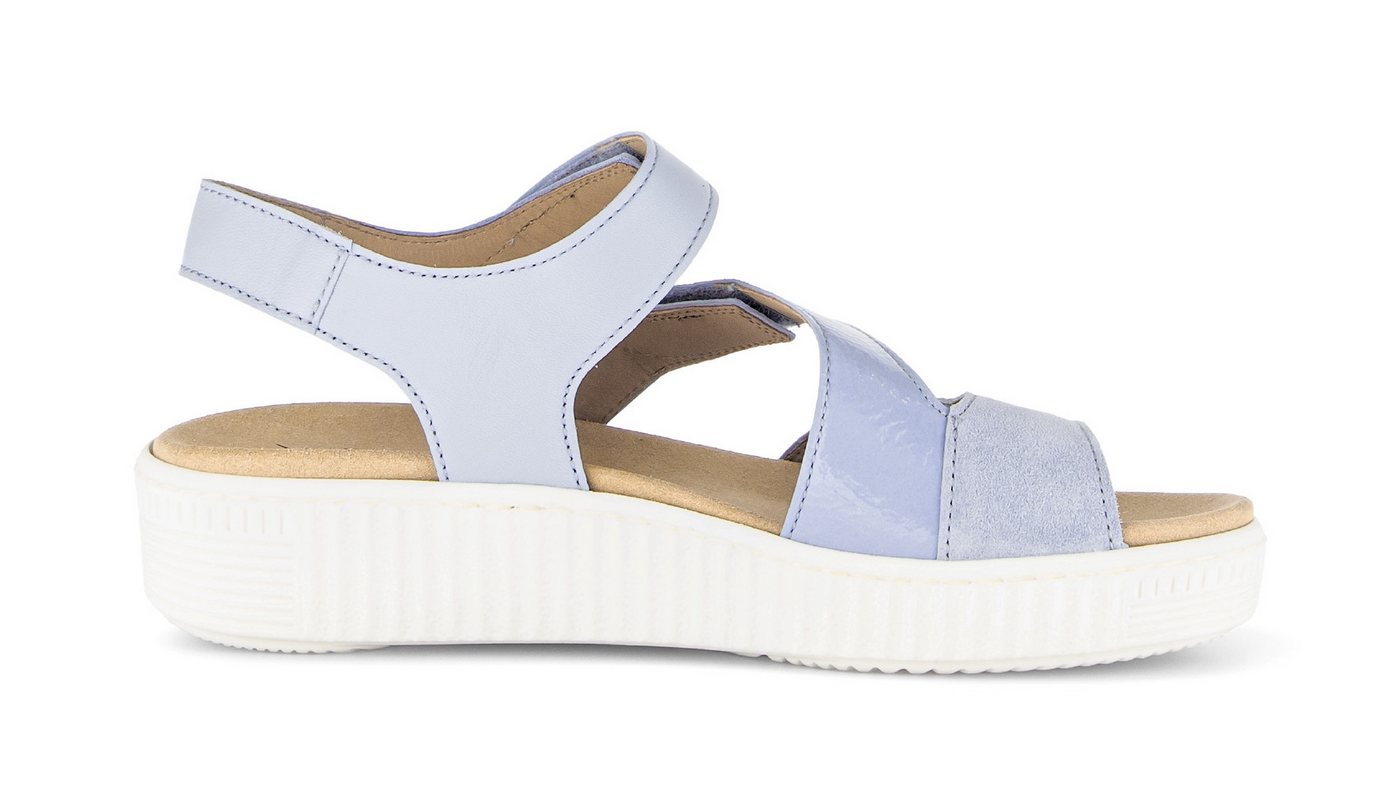Gabor Riemchensandale Plateau, Bequemschuh, Sandalette, Sommerschuh mit Ziernähten – Bild 3 von 5