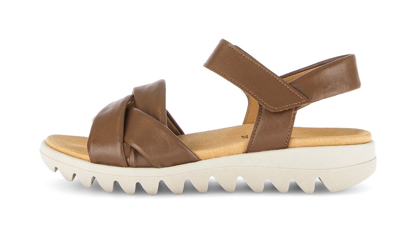 Gabor Riemchensandale, Sommerschuh, Keilsandalette, Bequemschuh mit Klettverschluss – Bild 2 von 5