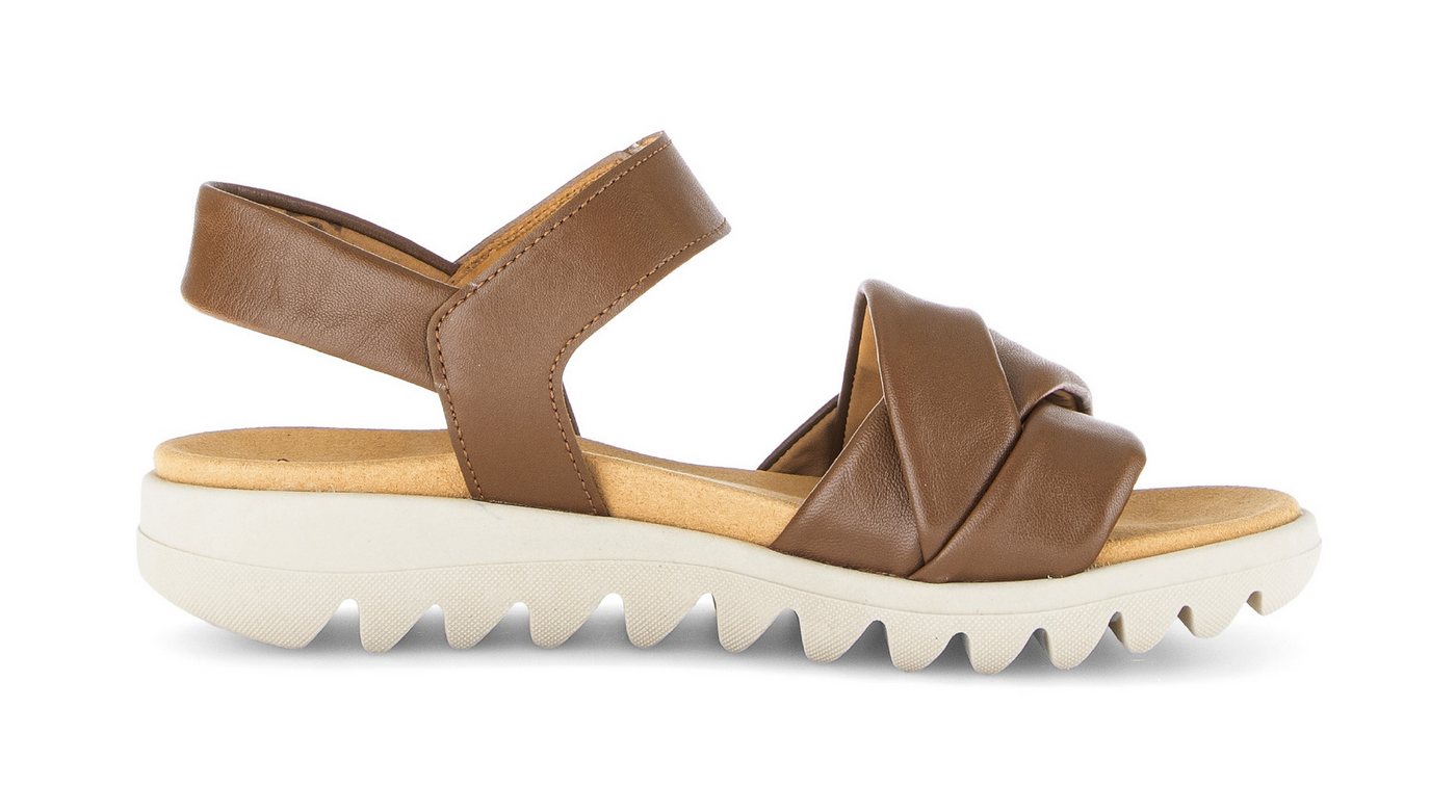 Gabor Riemchensandale, Sommerschuh, Keilsandalette, Bequemschuh mit Klettverschluss – Bild 3 von 5