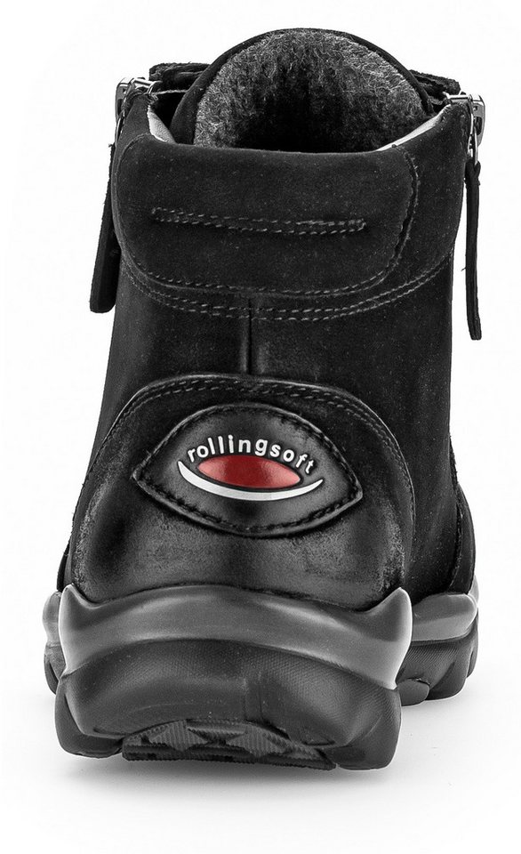 Gabor Schnürboots, Keilabsatz, Komfortboots mit profilierter Gummilaufsohle – Bild 2 von 5