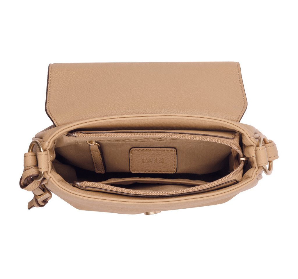 Gabor Schultertasche Rosina, lässiger Look mit softem Material und markantem Metalldetail am Zipper – Bild 4 von 4