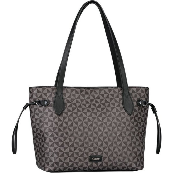 Gabor Shopper Barina, aus Lederimitat mit charakteristischem All-Over-Druck und Metall Logo