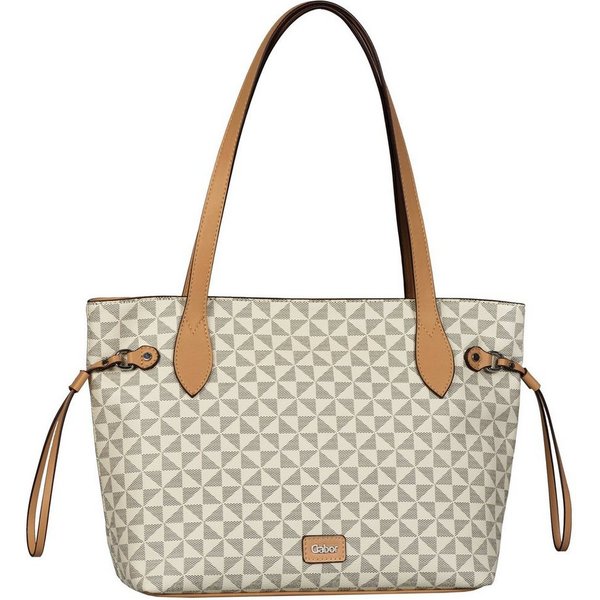 Gabor Shopper Barina, aus Lederimitat mit charakteristischem All-Over-Druck und Metall Logo