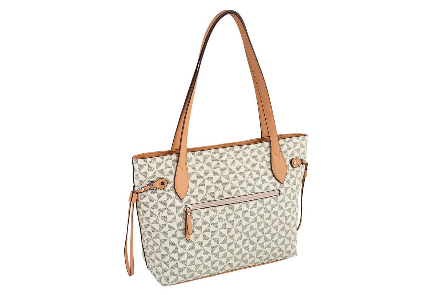 Gabor Shopper Barina, aus Lederimitat mit charakteristischem All-Over-Druck und Metall Logo – Bild 3 von 4