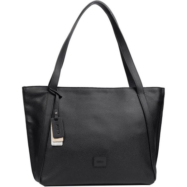 Gabor Shopper Elfie, aus fein genarbtem, glattem Kunstleder und mit einem Logo Rubber Patch