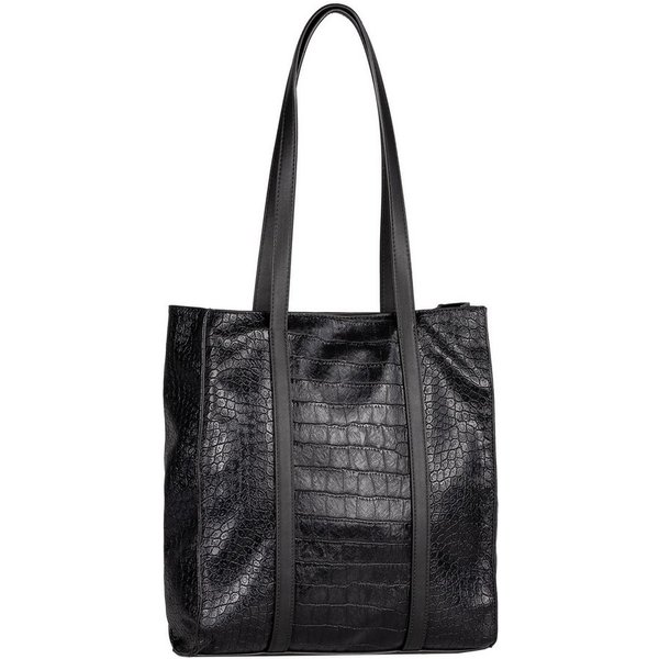 Gabor Shopper Elfie, Damen Schultertasche mit einem Logo Rubber Patch