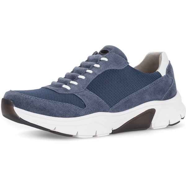Gabor Slip-On Sneaker, Freizeitschuh, Slipper mit Kontrastbesatz an der Ferse, G-Weite