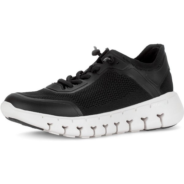 Gabor Slip-On Sneaker Freizeitschuh, Halbschuh, Schnürer, mit elastischem Schnürsenkel