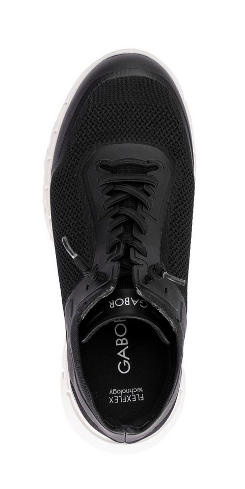 Gabor Slip-On Sneaker Freizeitschuh, Halbschuh, Schnürer, mit elastischem Schnürsenkel – Bild 4 von 5