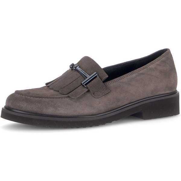 Gabor Slipper, Blockabsatz, Schlupfschuh, Businessschuh mit edler Zierspange