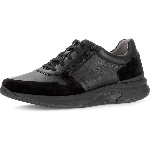 Gabor Sneaker, Komfortschuh, Schnürschuh, Halbschuh im Materialmix, G-Weite