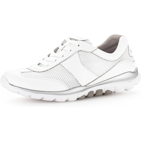 Gabor Sneaker mit sportlichem Mesheinsatz, Freizeitschuh, Halbschuh, Schnürschuh