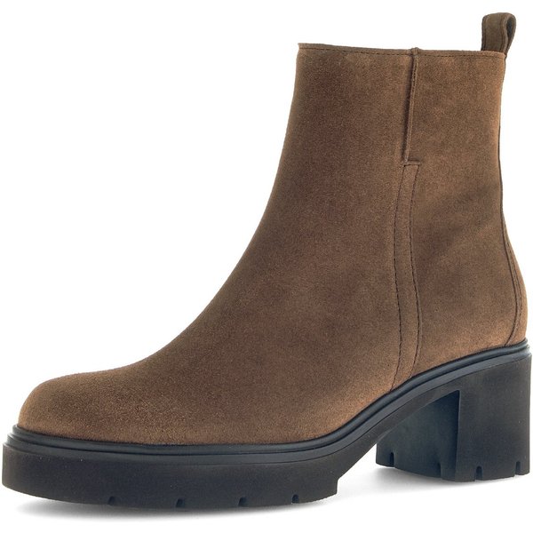 Gabor Stiefelette, Blockabsatz, Ankleboots, Businessboots mit dezenten Ziernähten