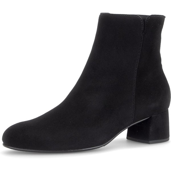 Gabor Stiefelette Blockabsatz, Ankleboots mit praktischem Reißverschluss, schmale Form