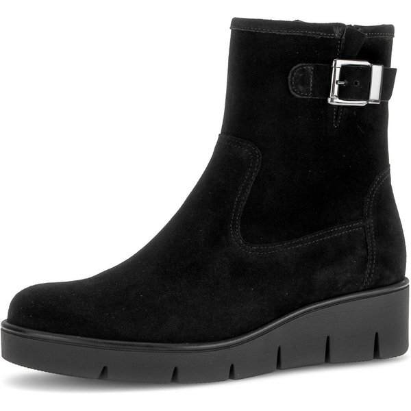 Gabor Stiefelette Keilabsatz, Boots mit modischer Zierschnalle