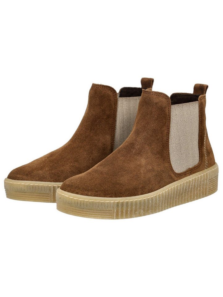 Gabor Gabor Stiefelette Veloursleder/Textil Plateaustiefelette – Bild 4 von 5