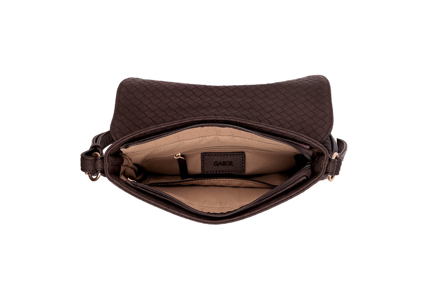 Gabor Umhängetasche Binta, Damen Schultertasche edlem Logo-Aufnäher – Bild 4 von 5