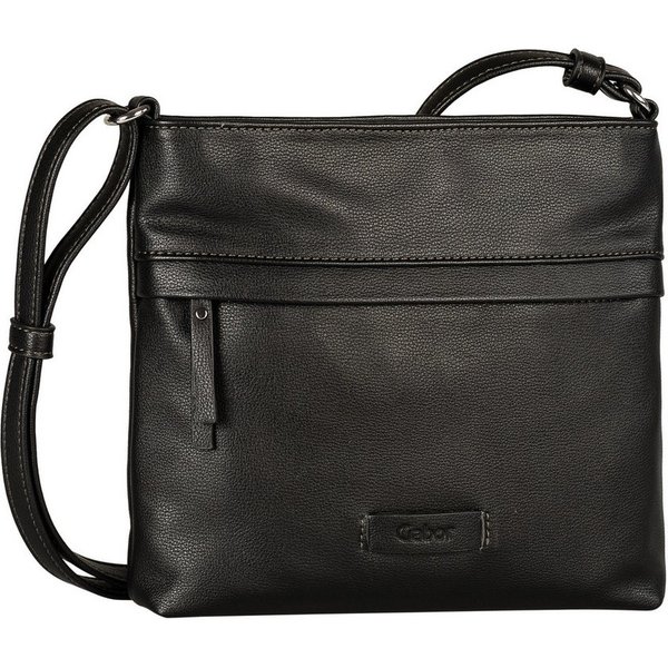 Gabor Umhängetasche Faye, Damen Schultertasche mit Logoprägung