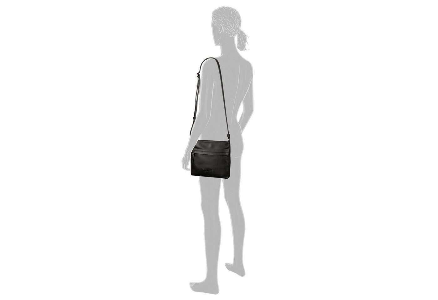 Gabor Umhängetasche Faye, Damen Schultertasche mit Logoprägung – Bild 2 von 4