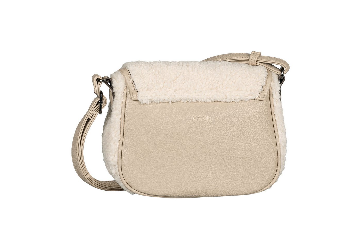 Gabor Umhängetasche Granada Fur, Damen Schultertasche in Plüsch-Optik – Bild 3 von 5