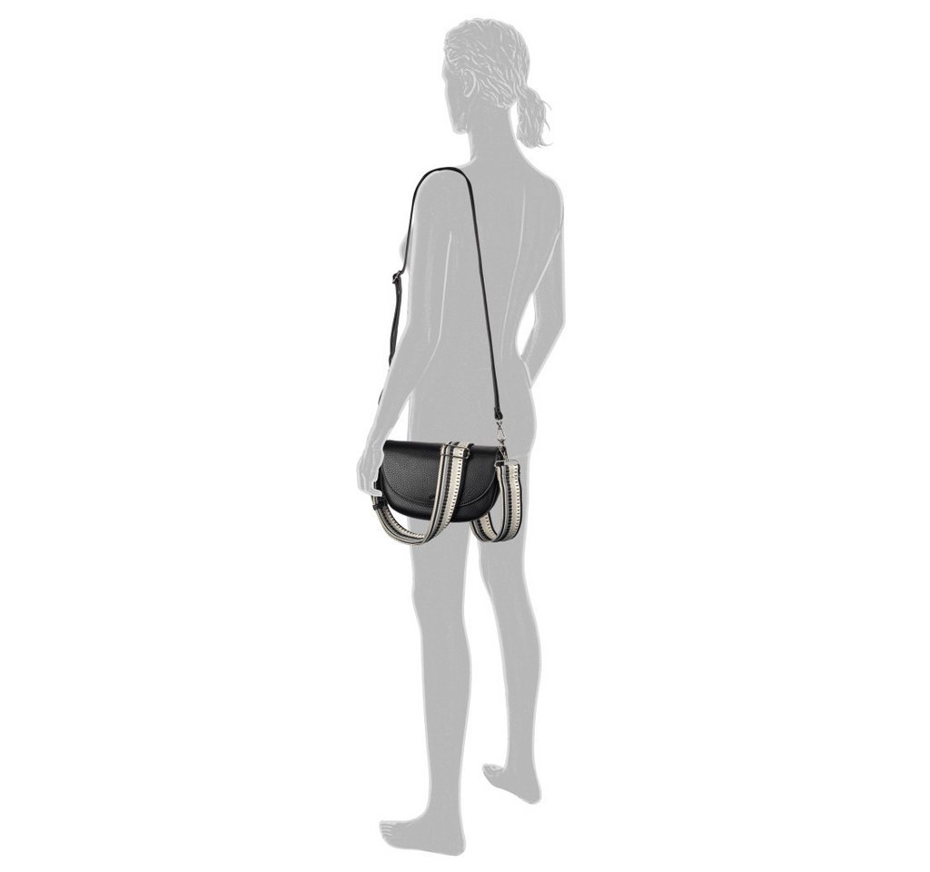 Gabor Umhängetasche Linda Summer (Set, 2-tlg., 2 Schultergurte: 1 Gewebeband, 1 aus hochwertigem Kunstleder), Damen Umhängetasche, Schultertasche mit dezentem L – Bild 3 von 5