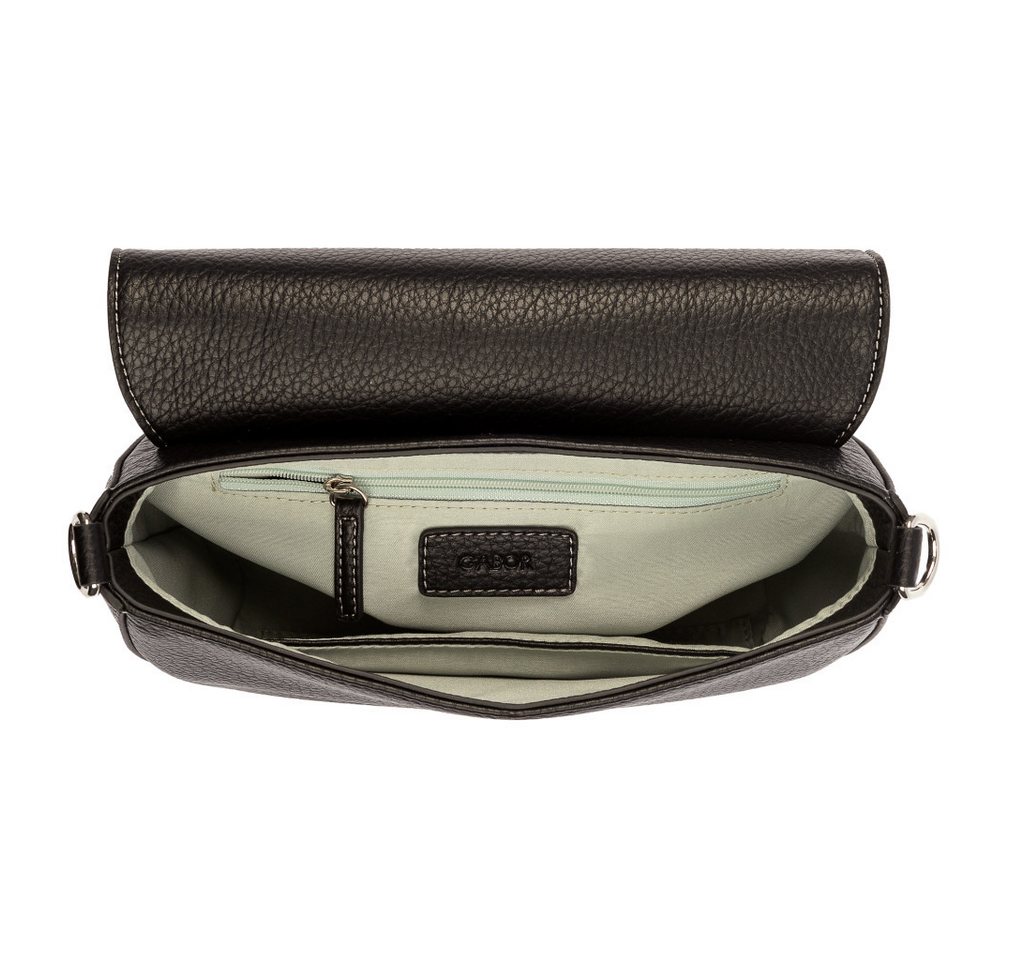 Gabor Umhängetasche Linda Summer (Set, 2-tlg., 2 Schultergurte: 1 Gewebeband, 1 aus hochwertigem Kunstleder), Damen Umhängetasche, Schultertasche mit dezentem L – Bild 5 von 5