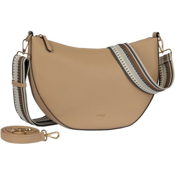 Gabor Umhängetasche Linda Summer (Set, 2-tlg., 2 Schultergurte: 1 Gewebeband, 1 aus hochwertigem Kunstleder), Schultertasche mit dezentem Logo und extrabreitem 