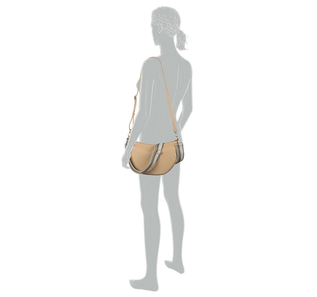 Gabor Umhängetasche Linda Summer (Set, 2-tlg., 2 Schultergurte: 1 Gewebeband, 1 aus hochwertigem Kunstleder), Schultertasche mit dezentem Logo und extrabreitem  – Bild 3 von 5