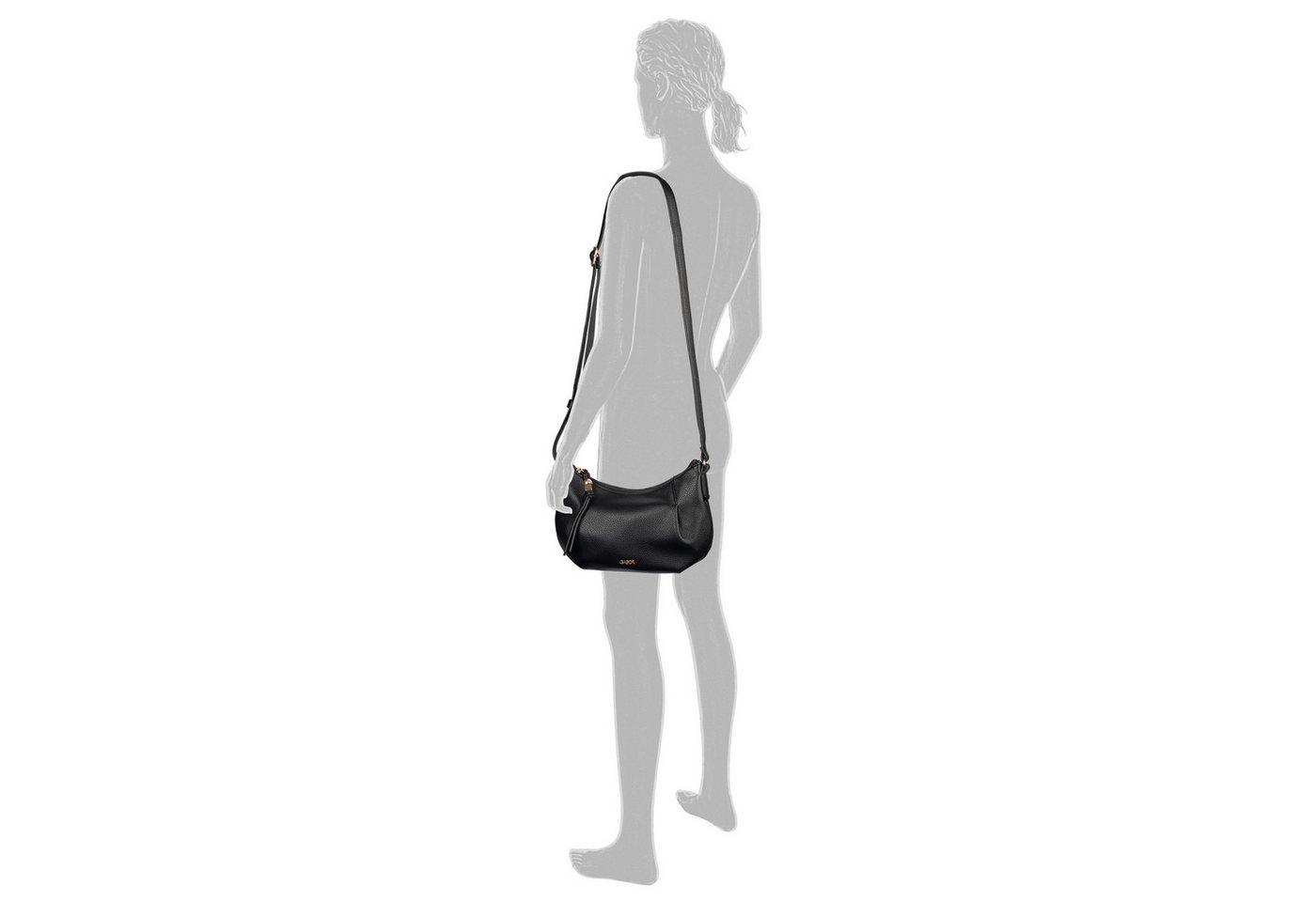 Gabor Umhängetasche Sedine, Damen Schultertasche mit Logo-Applikation – Bild 2 von 5