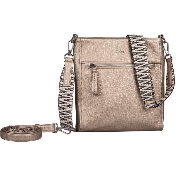 Gabor Umhängetasche Silena (Set, 2 Teile), Damen Schultertasche mit hochwertig, gewebtem Gurtband