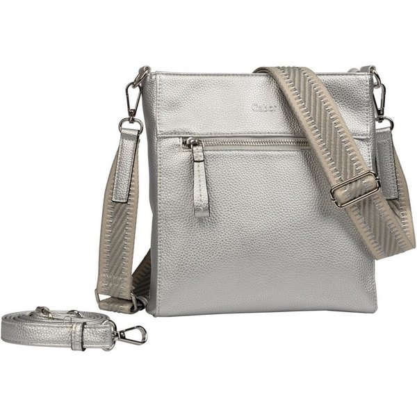 Gabor Umhängetasche Silena (Set, 2 Teile), Damen Schultertasche mit hochwertig, gewebtem Gurtband