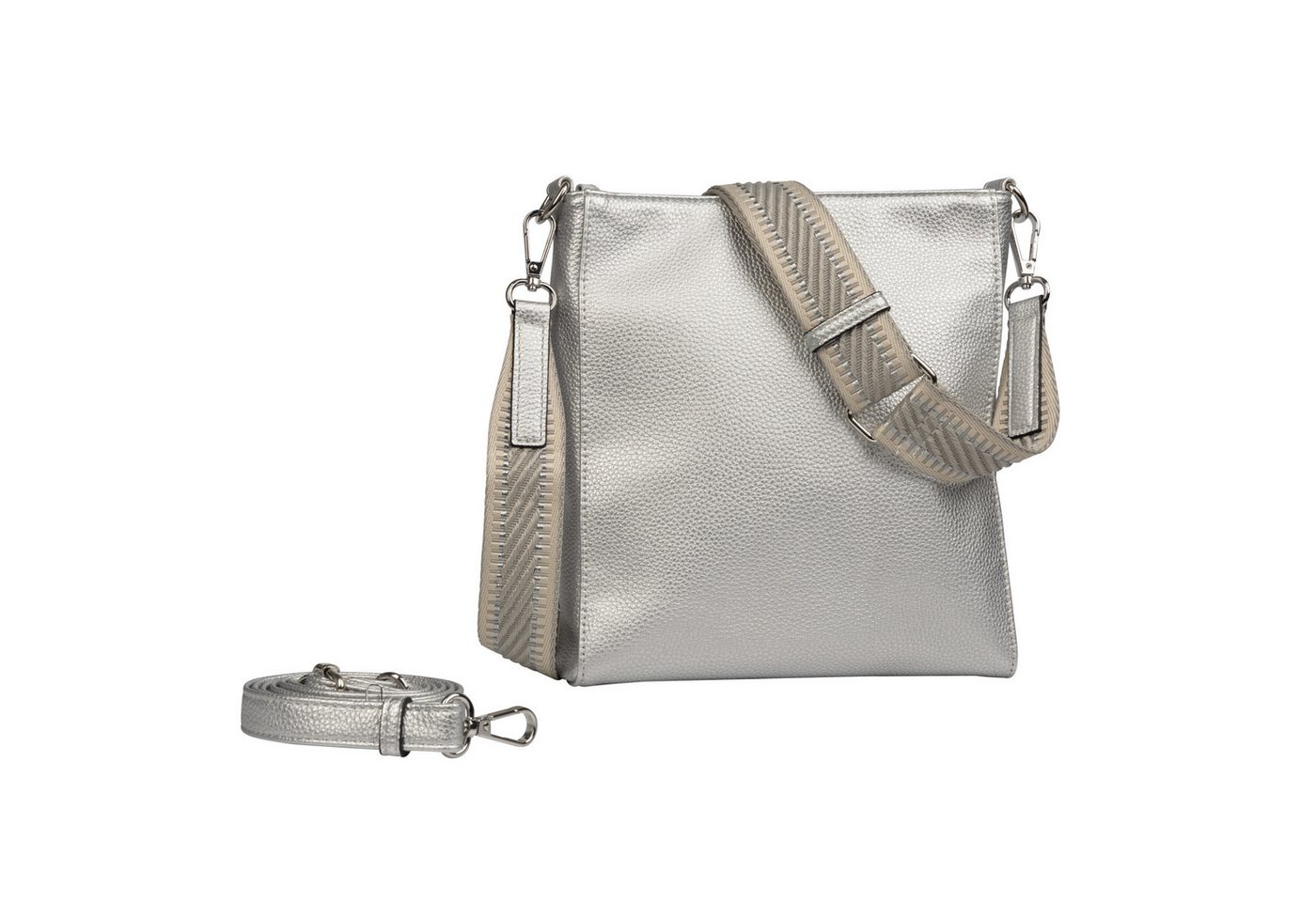 Gabor Umhängetasche Silena (Set, 2 Teile), Damen Schultertasche mit hochwertig, gewebtem Gurtband – Bild 3 von 4