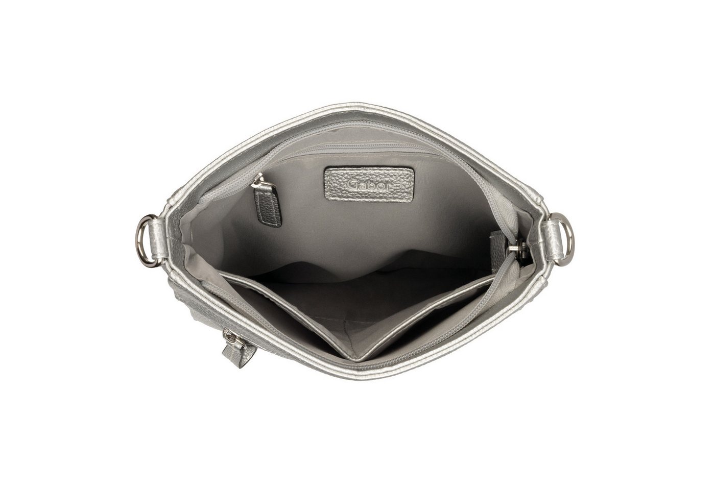 Gabor Umhängetasche Silena (Set, 2 Teile), Damen Schultertasche mit hochwertig, gewebtem Gurtband – Bild 4 von 4