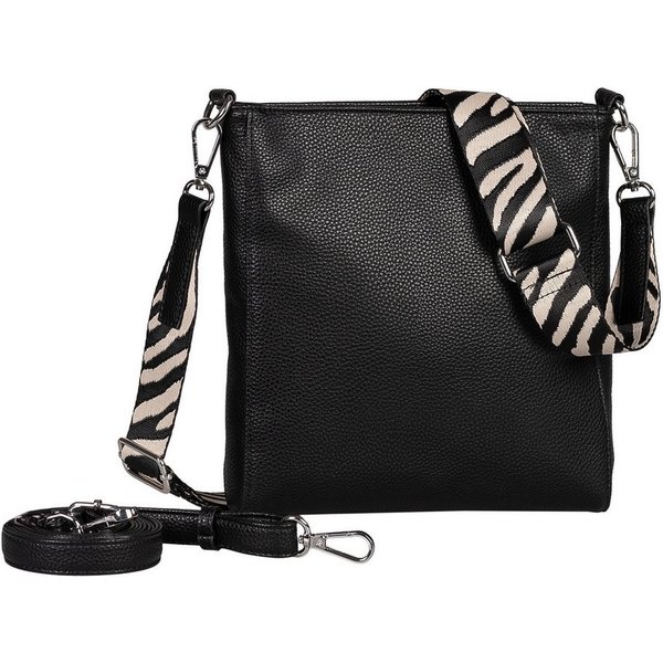 Gabor Umhängetasche Silena (Set, 2 Teile), Damen Schultertasche mit hochwertig, gewebtem Gurtband
