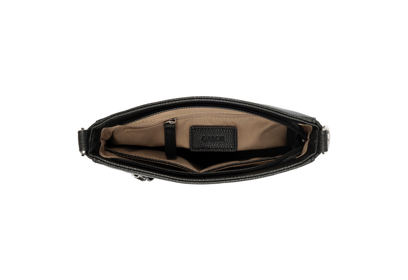 Gabor Umhängetasche Silena (Set, 2 Teile), Damen Schultertasche mit hochwertig, gewebtem Gurtband – Bild 4 von 5