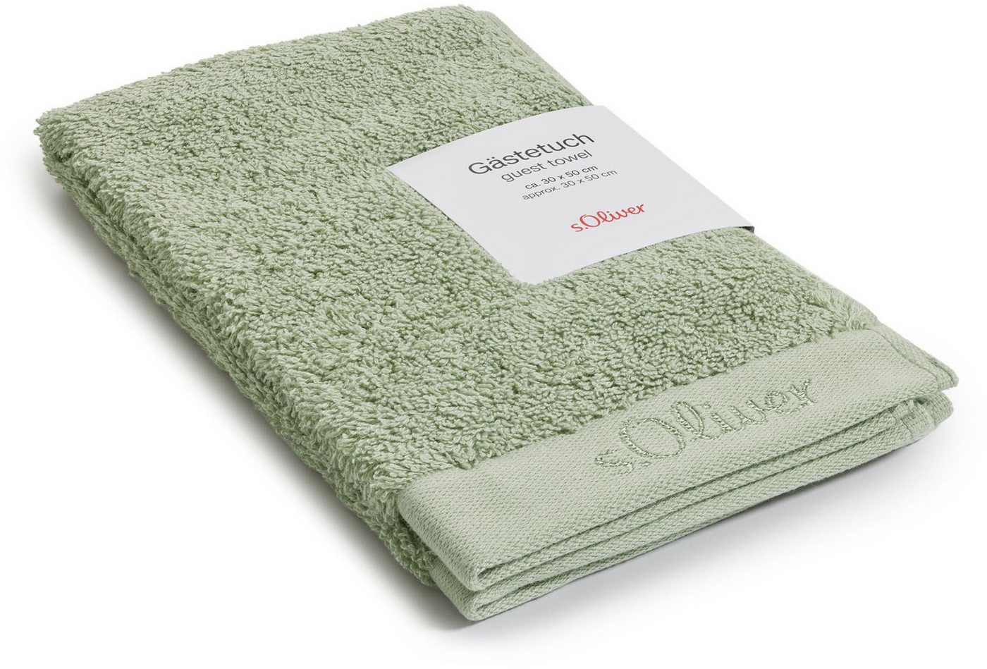 s.Oliver Gästehandtuch s.Oliver, Premium Qualität, 600 gr/m², auch als Sets erhältlich, Walkfrottier (1-St), große Farbauswahl, auch als Duschtuch, Waschhandsch – Bild 5 von 5