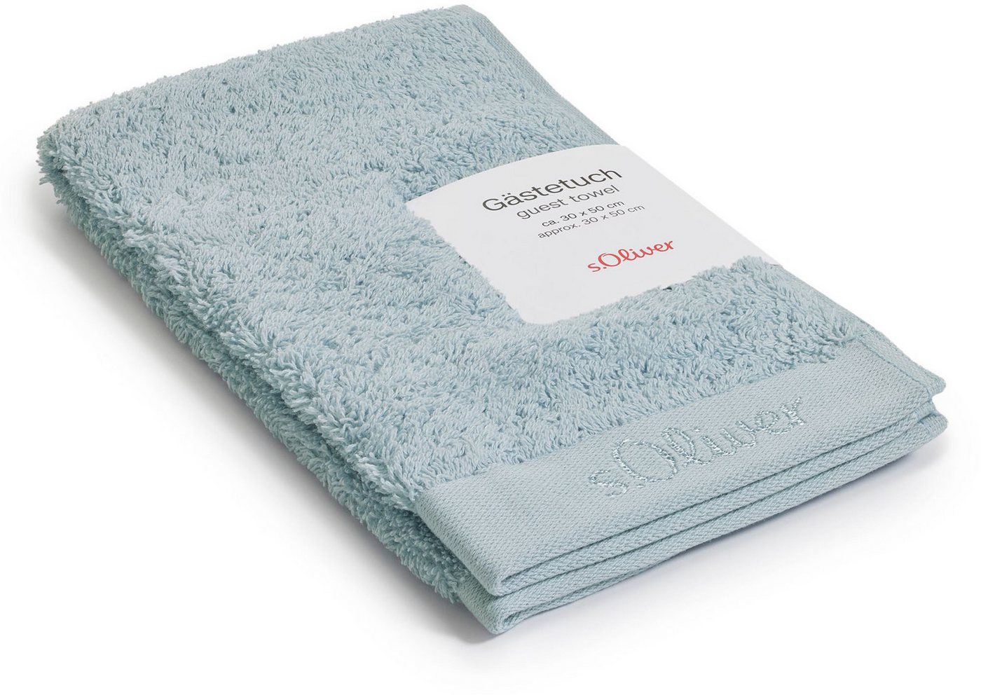 s.Oliver Gästehandtuch s.Oliver, Premium Qualität, 600 gr/m², auch als Sets erhältlich, Walkfrottier (1-St), große Farbauswahl, auch als Duschtuch, Waschhandsch – Bild 5 von 5