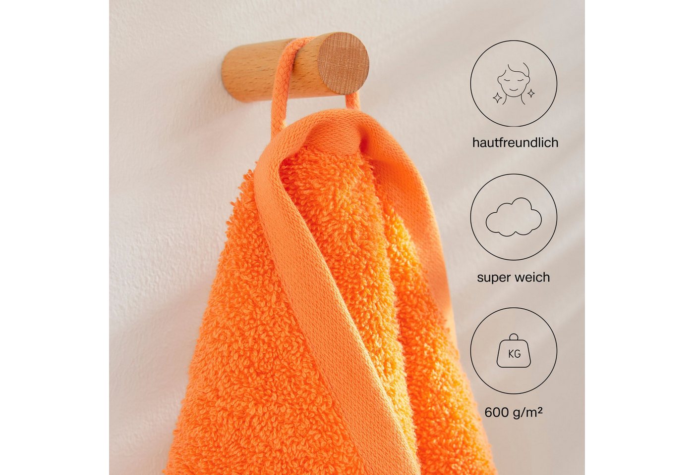 s.Oliver Gästehandtuch s.Oliver, Premium Qualität, 600 gr/m², auch als Sets erhältlich, Walkfrottier (1-St), große Farbauswahl, auch als Duschtuch, Waschhandsch – Bild 2 von 5