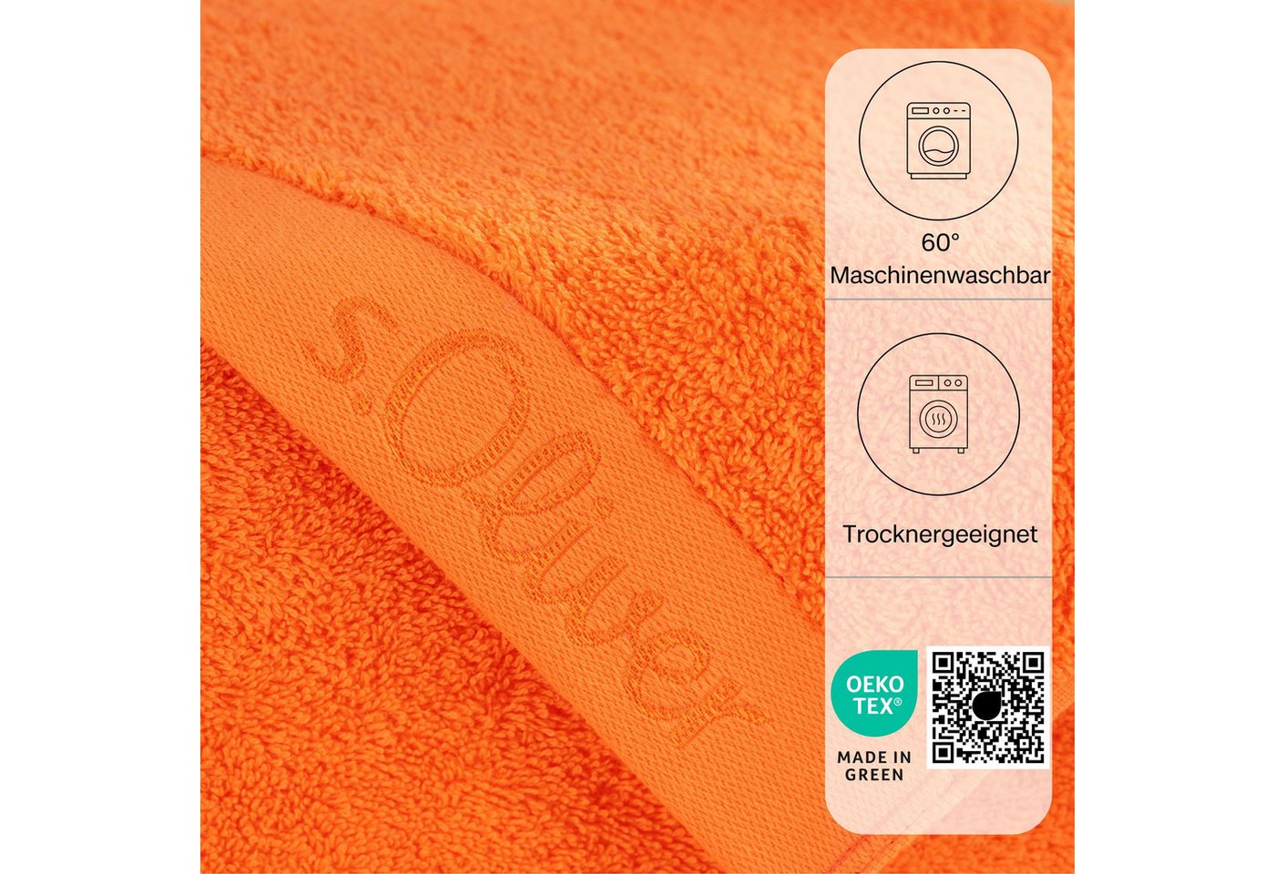 s.Oliver Gästehandtuch s.Oliver, Premium Qualität, 600 gr/m², auch als Sets erhältlich, Walkfrottier (1-St), große Farbauswahl, auch als Duschtuch, Waschhandsch – Bild 3 von 5