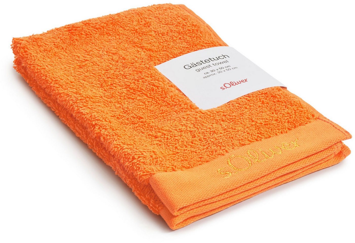 s.Oliver Gästehandtuch s.Oliver, Premium Qualität, 600 gr/m², auch als Sets erhältlich, Walkfrottier (1-St), große Farbauswahl, auch als Duschtuch, Waschhandsch – Bild 5 von 5