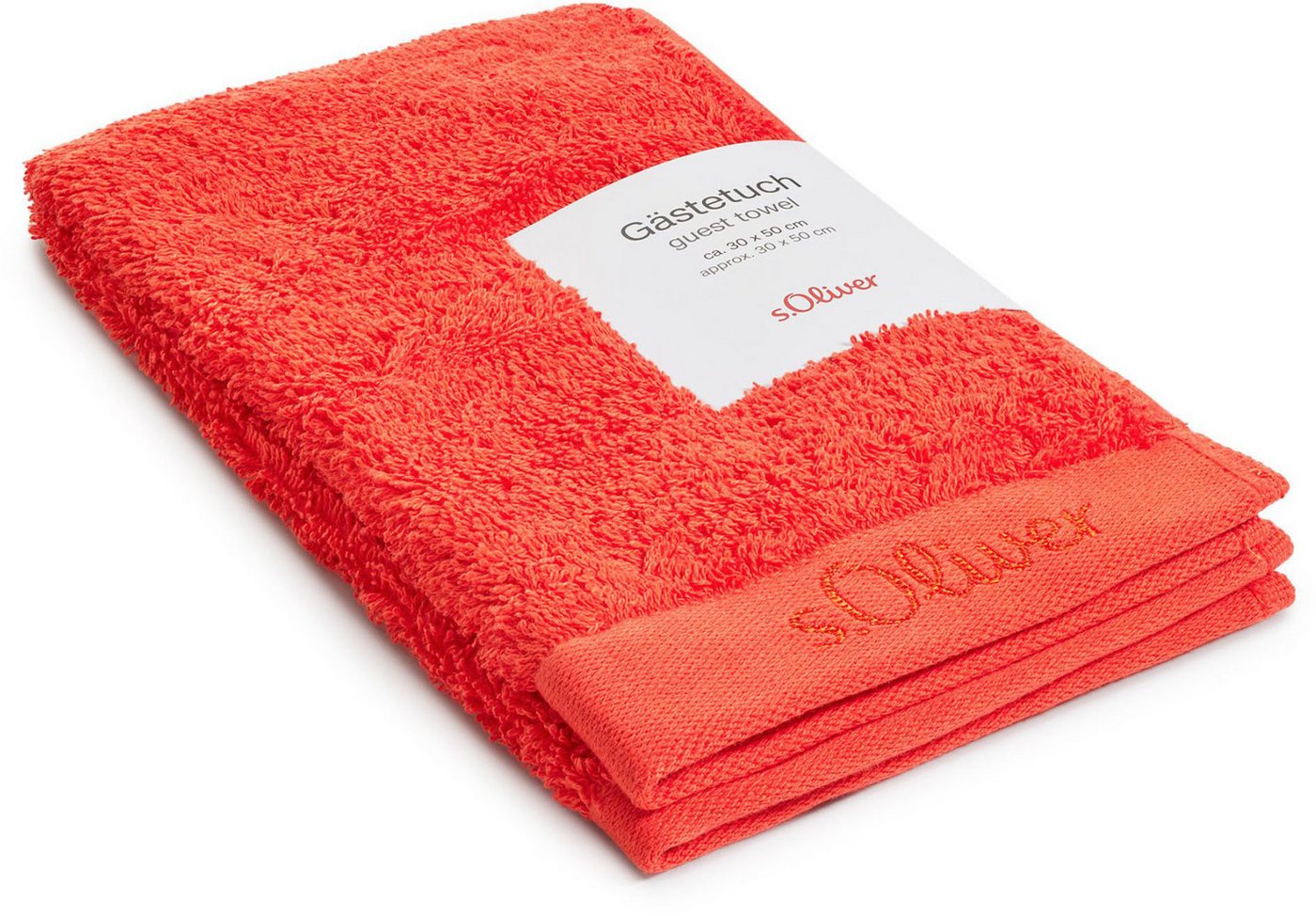 s.Oliver Gästehandtuch s.Oliver, Premium Qualität, 600 gr/m², auch als Sets erhältlich, Walkfrottier (1-St), große Farbauswahl, auch als Duschtuch, Waschhandsch – Bild 5 von 5
