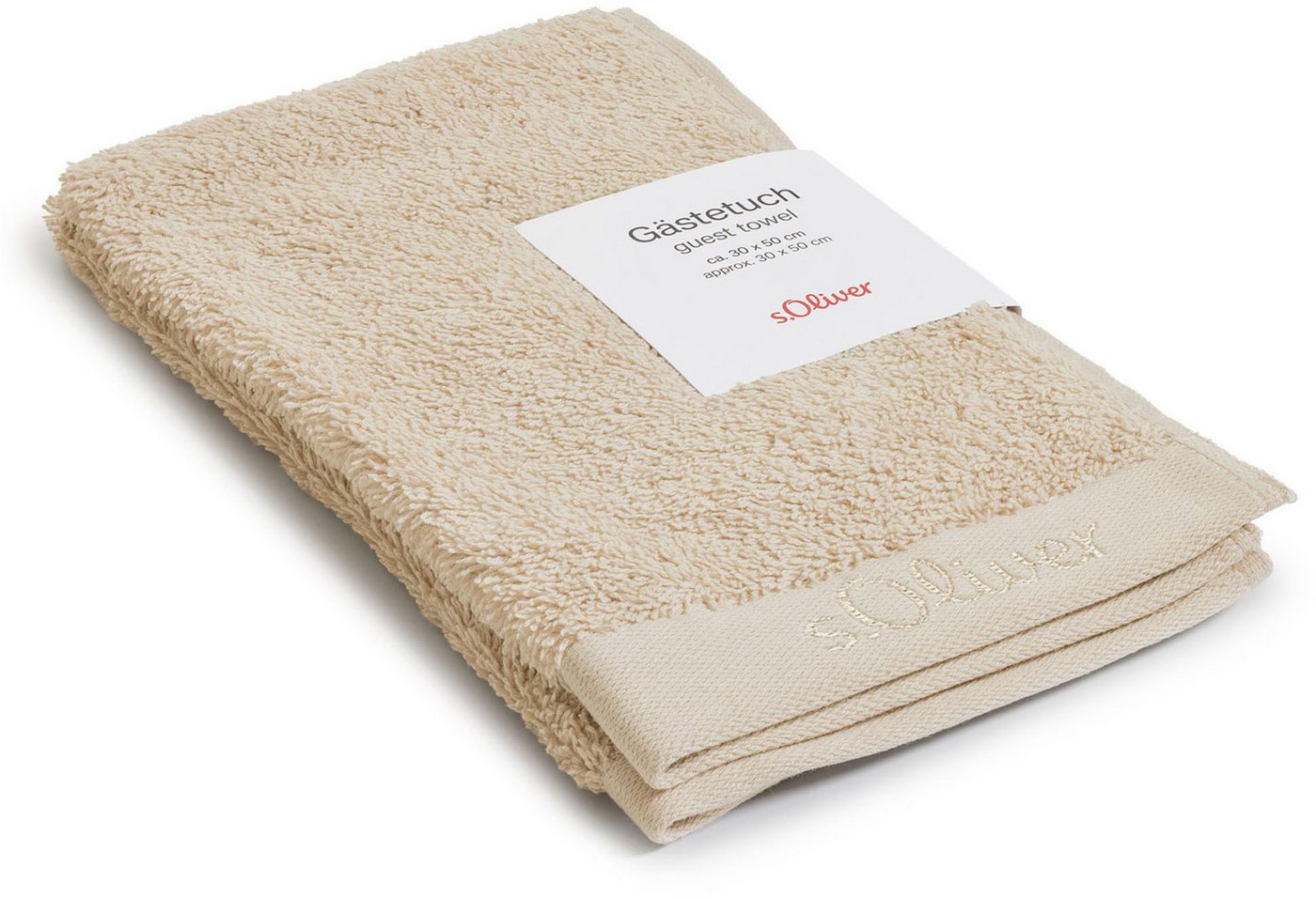 s.Oliver Gästehandtuch s.Oliver, Premium Qualität, 600 gr/m², auch als Sets erhältlich, Walkfrottier (1-St), große Farbauswahl, auch als Duschtuch, Waschhandsch – Bild 5 von 5