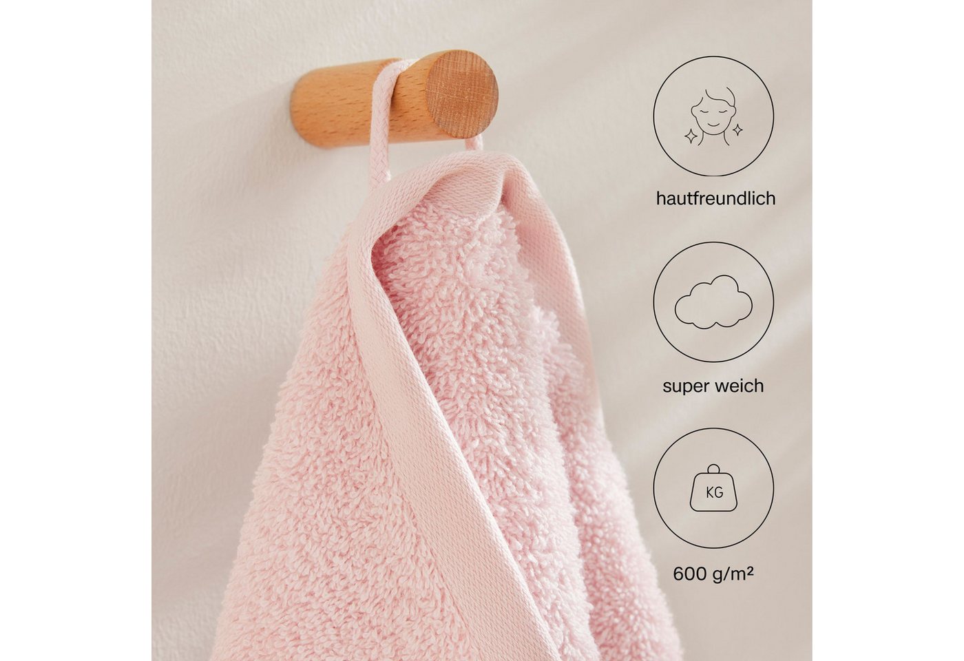 s.Oliver Gästehandtuch s.Oliver, Premium Qualität, 600 gr/m², auch als Sets erhältlich, Walkfrottier (1-St), große Farbauswahl, auch als Duschtuch, Waschhandsch – Bild 2 von 5