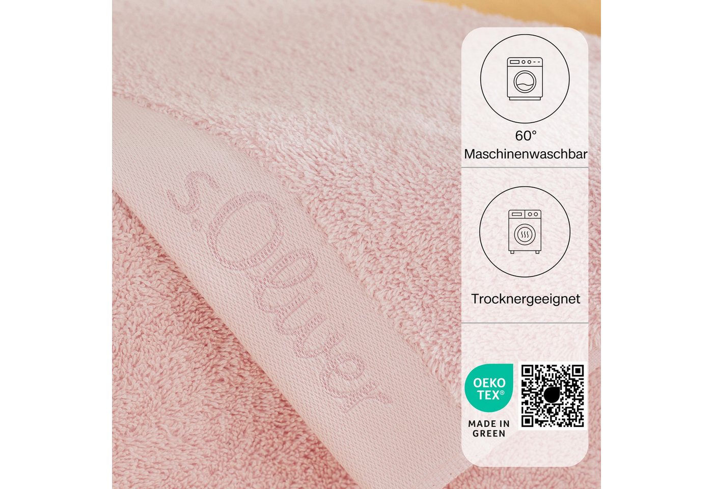 s.Oliver Gästehandtuch s.Oliver, Premium Qualität, 600 gr/m², auch als Sets erhältlich, Walkfrottier (1-St), große Farbauswahl, auch als Duschtuch, Waschhandsch – Bild 3 von 5