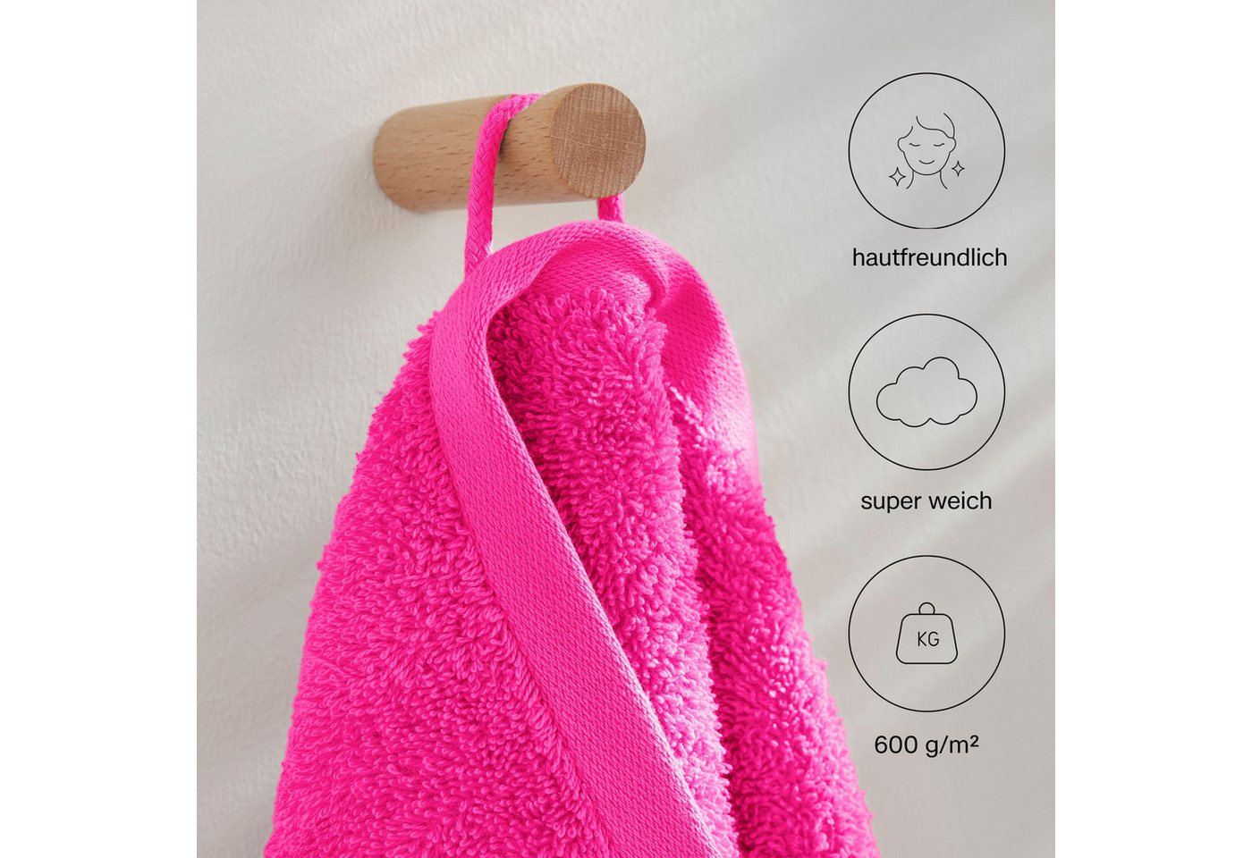 s.Oliver Gästehandtuch s.Oliver, Premium Qualität, 600 gr/m², auch als Sets erhältlich, Walkfrottier (1-St), große Farbauswahl, auch als Duschtuch, Waschhandsch – Bild 2 von 5